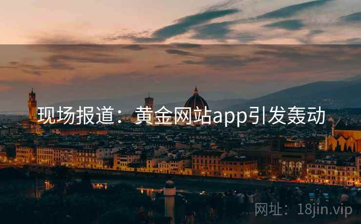 现场报道:黄金网站app引发轰动 现场报道:黄金网站app引发轰动