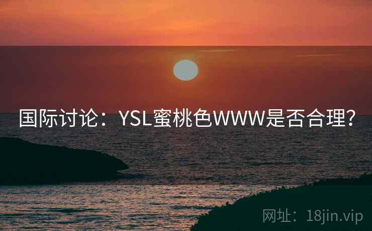国际讨论：YSL蜜桃色WWW是否合理？